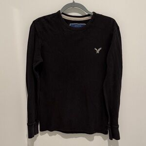 American Eagle Outfitters Black Long Sleeve Shirt